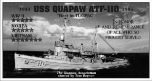 USS Quapaw Wall Plaque